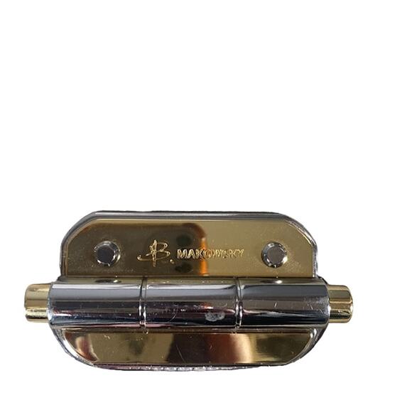 B. Makowsky Cream Leather Satchel Zipper Top Bag Women - Picture 13 of 16